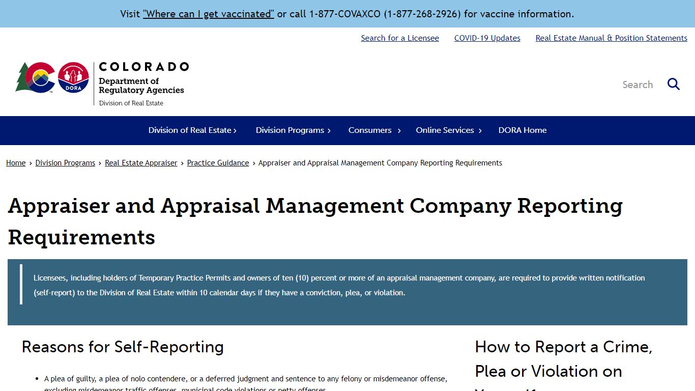 Appraiser and Appraisal Management Company Reporting Requirements ...